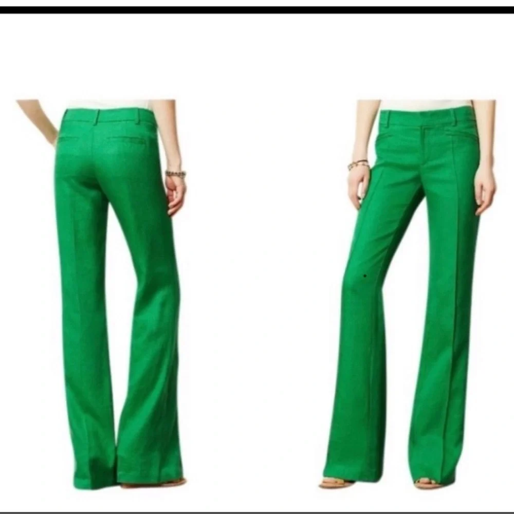 🍀Anthropologie Elevenses The Brighton Linen pants - Picture 1 of 6